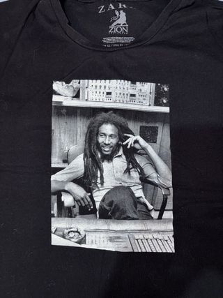 Camiseta Bob Marley Talla XL Zara