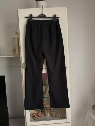 Pantaloni donna invernali millerighe neri
