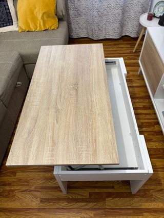 Mesa de centro elevable