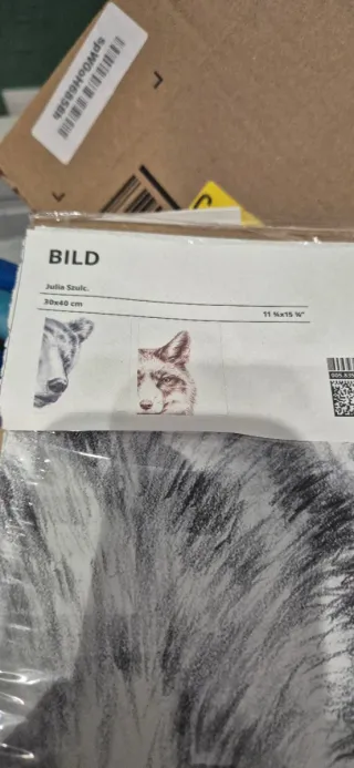 Lámina de oso IKEA