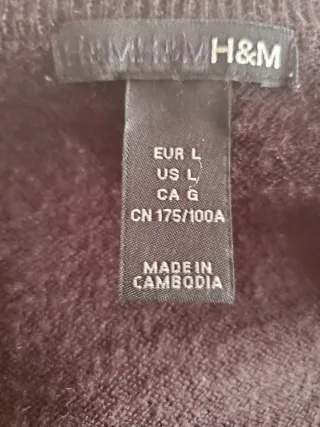 Cárdigan H&M Negro