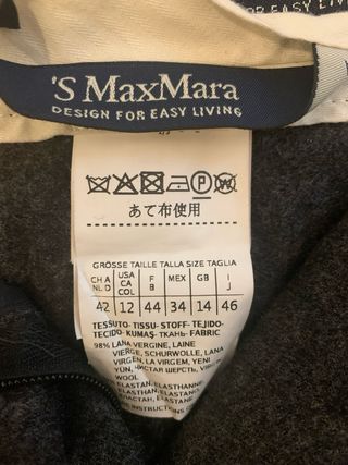 Pantaloni Max Mara grigi