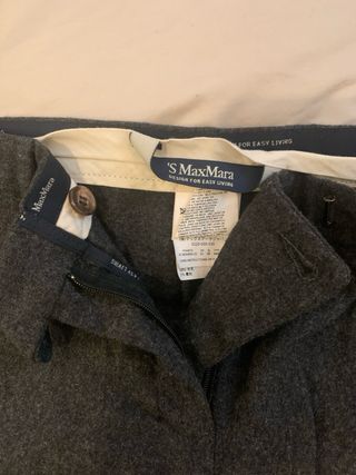 Pantaloni Max Mara grigi