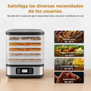 Deshidratador de alimentos WOOX