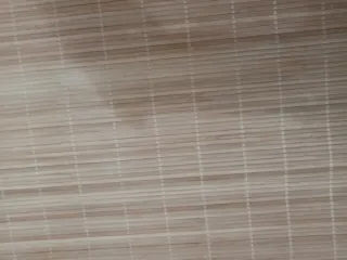 Alfombra pequeña de bambu