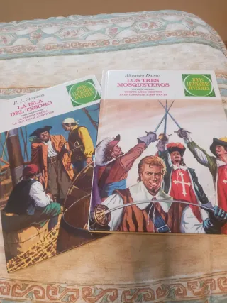 2 tomos de Joyas literarias juveniles en tapa dura