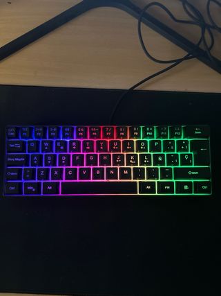 Teclado Gamer RGB Negro