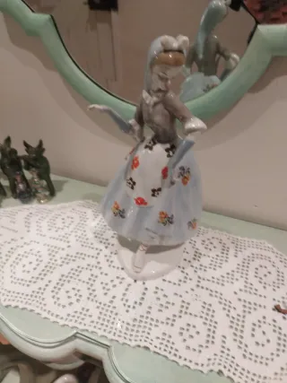 Figura bailarina porcelana vintage