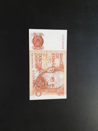 BILLETE DE 200 PESETAS DE 1980