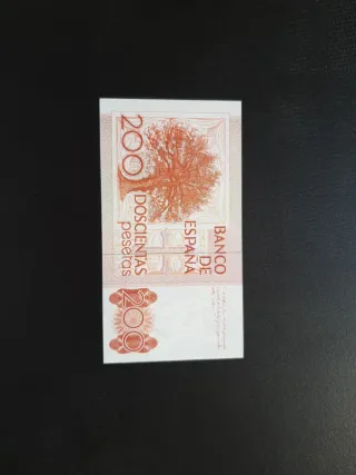 BILLETE DE 200 PESETAS DE 1980