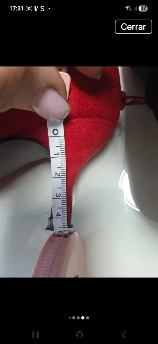 Botines rojos de ante