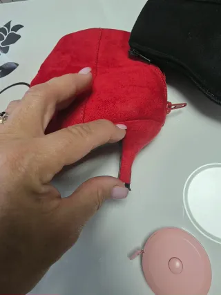 Botines rojos de ante