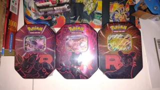 3 Tin Pokemon Team Rocket Italiane