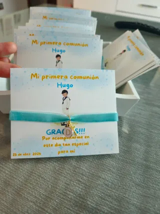 Pulsera comunión dorado y turquesa