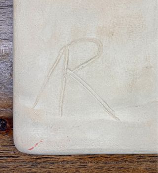 Placa cerámica judía con granada Rosh Hashaná