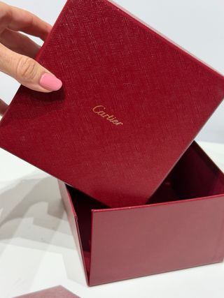 Scatola Cartier Rossa con Certificato