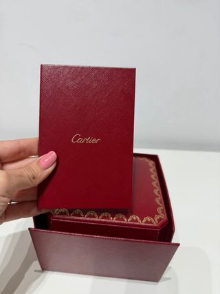 Scatola Cartier Rossa con Certificato