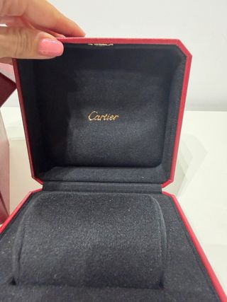 Scatola Cartier Rossa con Certificato