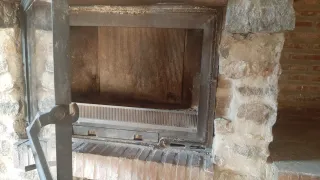 Chimenea de leña hierro fundido