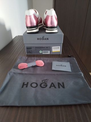 Scarpe Hogan Rosa e Bianche Tg 36