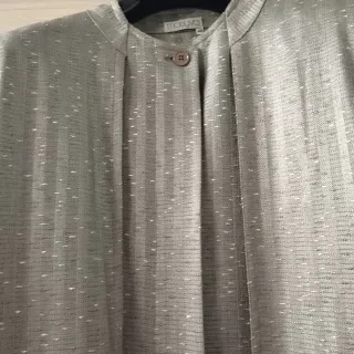 Tailleur gonna grigio tortora