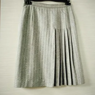 Tailleur gonna grigio tortora