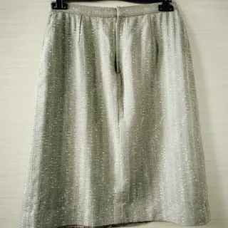 Tailleur gonna grigio tortora