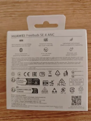 Auriculares Huawei FreeBuds SE 4 ANC Blancos