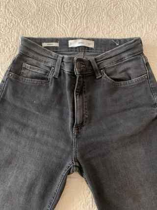 Vaqueros Mango Newisa Gris Marengo