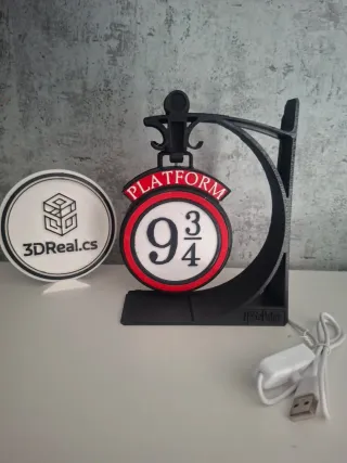Lámpara Reloj Harry Potter 9 3/4