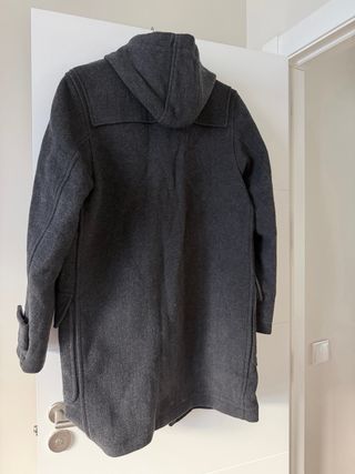 Abrigo de lana Zara gris talla M