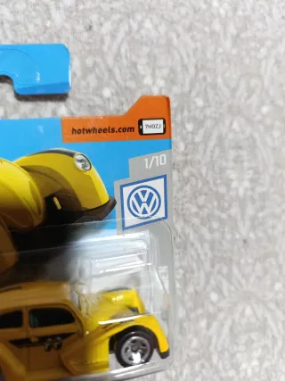 Hot Wheels Kafer Racer Amarillo 1/10