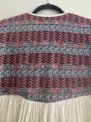 Blusa Zara bordada multicolor