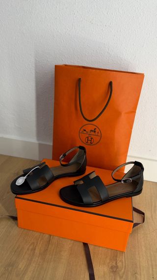 Sandali Hermes Santorini Neri