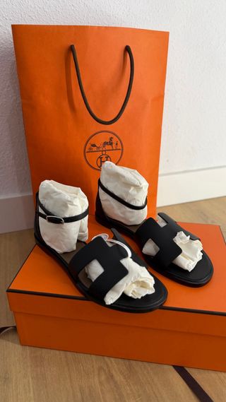 Sandali Hermes Santorini Neri