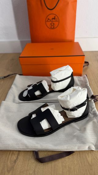Sandali Hermes Santorini Neri