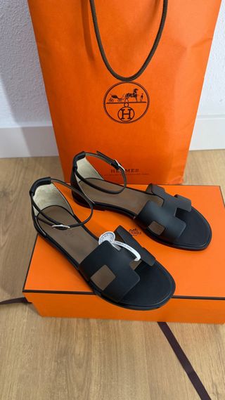 Sandali Hermes Santorini Neri