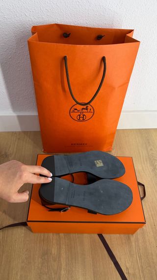 Sandali Hermes Santorini Neri