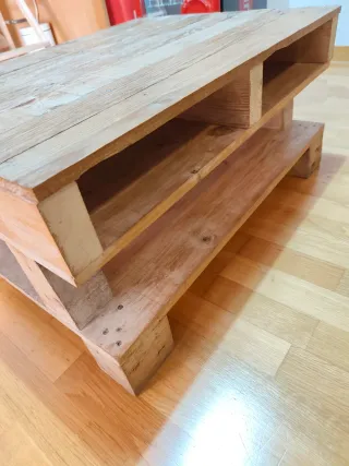 Mesa centro madera rústica palet