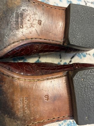 Scarpe Prada in Pelle Marrone Coccodrillo