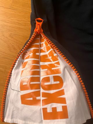 Vestito Armani Exchange nero zip laterale