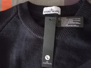 Jersey Punto Azul Stone Island
