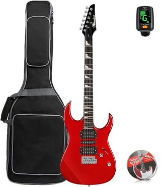 Guitarra Eléctrica Roja Bullfighter