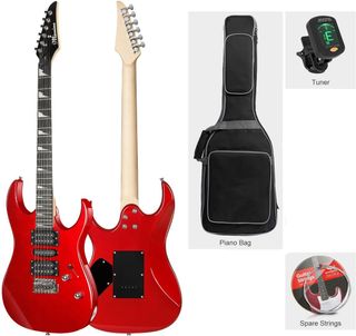 Guitarra Eléctrica Roja Bullfighter