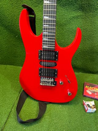 Guitarra Eléctrica Roja Bullfighter