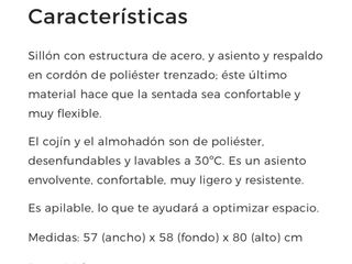 Mesa y 4 Sillas Jardín El Corte Inglés