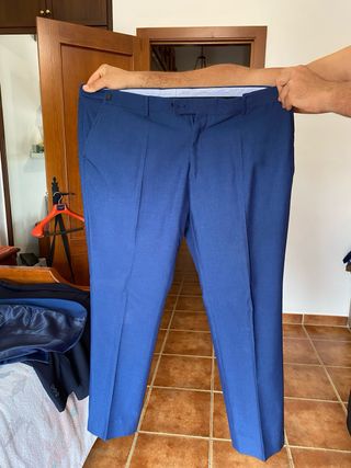 Traje azul hombre chaqueta y pantalón