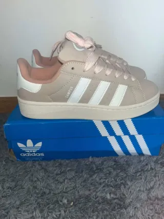 Adidas Campus Beige/Rosa Talla 41