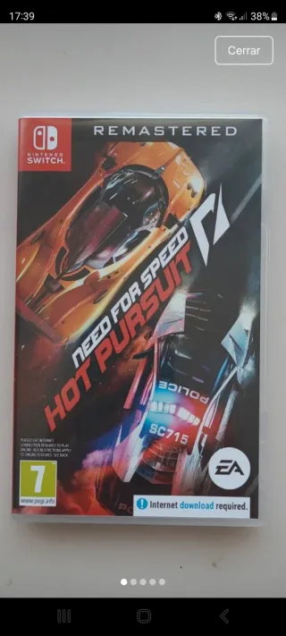Need for Speed Hot Pursuit Remastered Switch