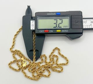 Cadena Salomónica Oro 18k 12.32 gr